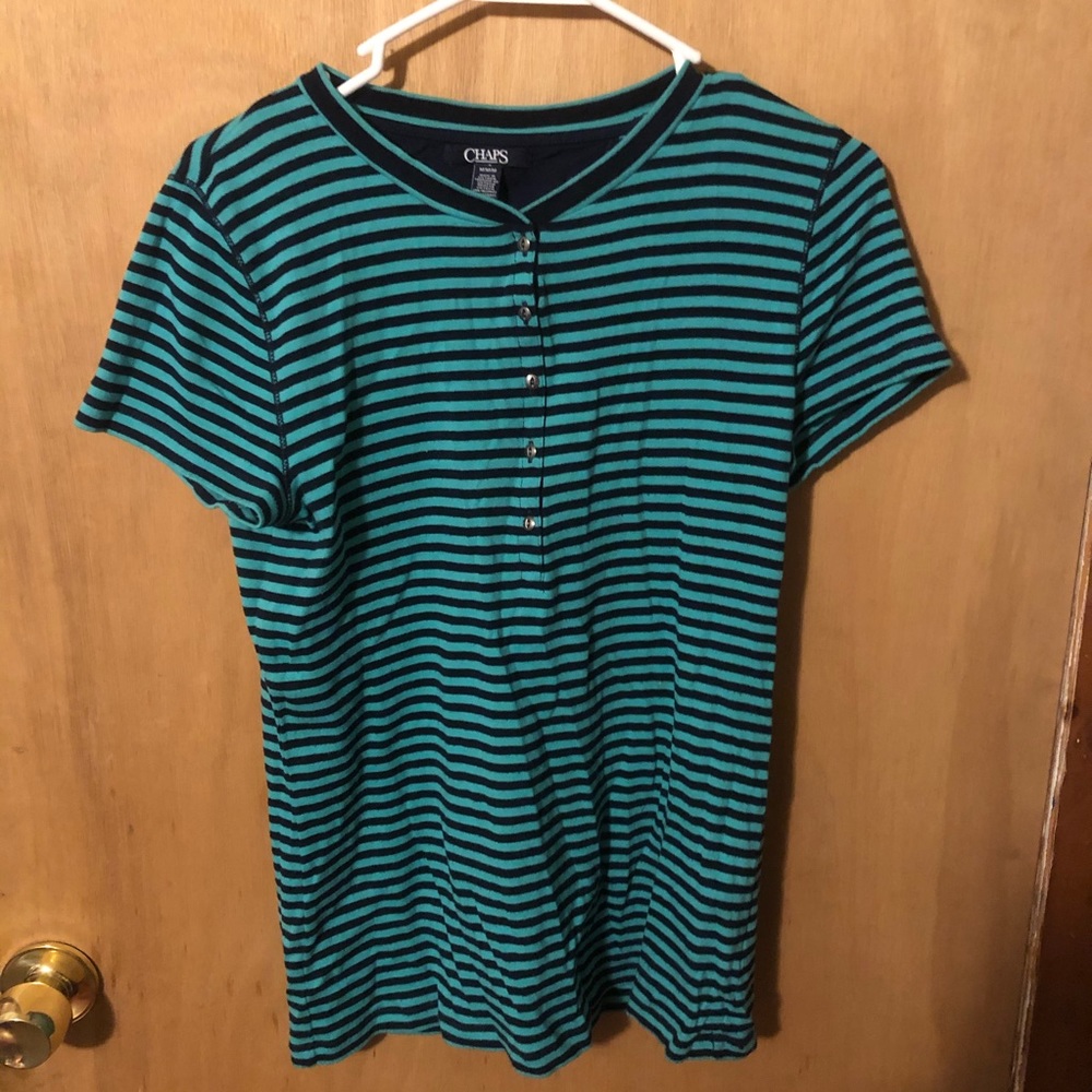 Chaps striped top